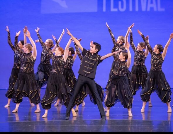 Competing at the Alberta Dance Festival - national category